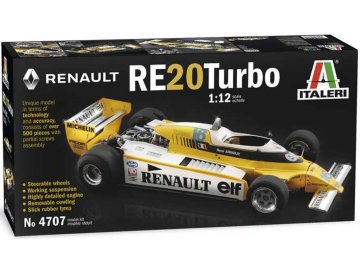 Italeri - Renault RE20 Turbo, Model Kit 4707, 1/12