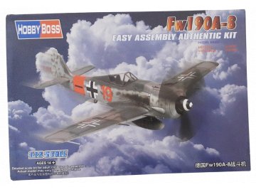 Hobbyboss - Focke-Wulf Fw 190A-8, Luftwaffe, ModelKit 244, 1/72