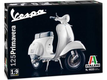 Italeri - Vespa PRIMAVERA 125, Model Kit 4633, 1/9