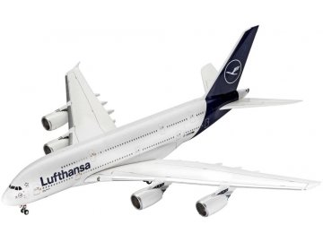Revell - Airbus A380-800, Lufthansa, New Livery, Plastic ModelKit 03872, 1/144