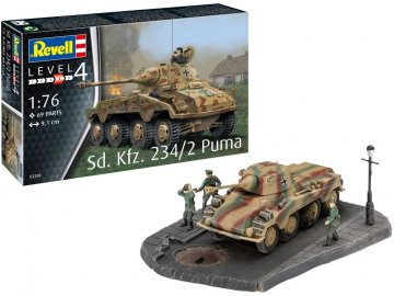 Revell - Sd.Kfz.234/2 Puma, Plastic ModelKit 03288, 1/76