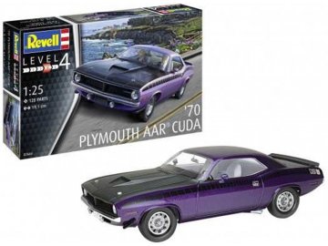 Revell - Plymouth AAR Cuda 1970, Modellsatz 67664, 1/25