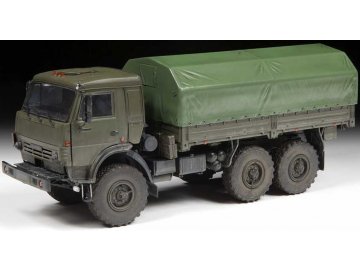 Zvezda - KamAZ-5350 "Mustang", Model Kit 3697, 1/35