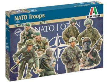 Italeri - figurky vojáci NATO, 1980s, Model Kit 6191, 1/72