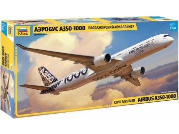 Zvezda - Airbus A-350-1000, Modell-Bausatz 7020, 1/144