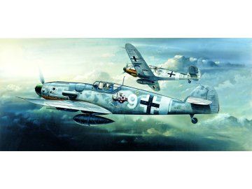 Academy - Messerschmitt Bf 109G-6, Luftwaffe, Model Kit 12467, 1/72