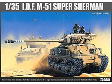 Academy - M51 Super Sherman, IDF, Model Kit 13254, 1/35