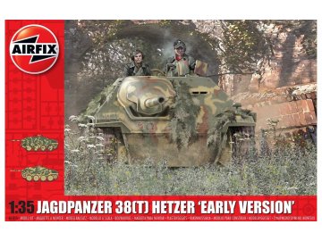 Airfix - JagdPanzer 38(t) Hetzer, "Early Version", Classic Kit A1355, 1/35