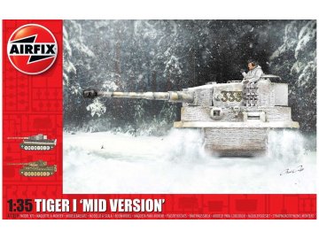 Airfix - Pz.Kpfw.VI Tiger I, Mid Version, Classic Kit A1359, 1/35