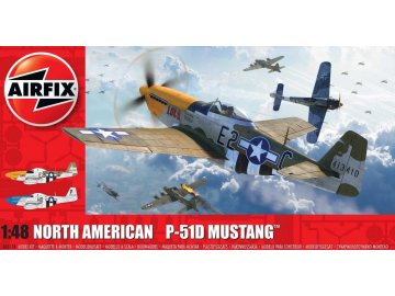 Airfix - North American P-51D Mustang, USAAF, Classic Kit A05138, 1/48