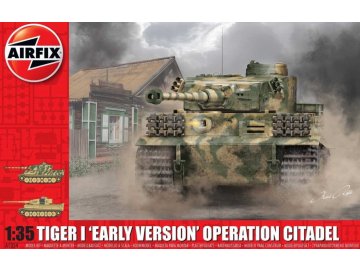 Airfix - Pz.Kpfw.VI Tiger I "Early Version", Wehrmacht, Operation Citadel, Classic Kit A1354, 1/35