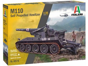 Italeri - M110 Panzerhaubitze, US Army, Modell-Bausatz 6574, 1/35