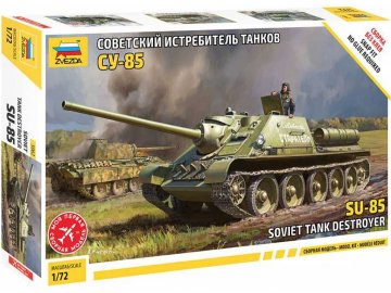 Zvezda - SU-85 Selbstfahrlafette, Sowjetarmee, Model Kit 5062, 1/72
