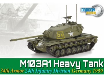Dragon - M103A1, US Army, 24th Armored Division, Germany, 1959, 1/72