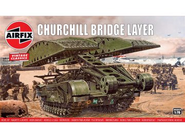 Airfix - Churchill - Bridge Tank, Classic Kit VINTAGE A04301V, 1/76