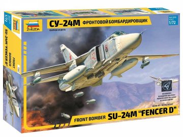 Zvezda - Sukhoi Su-24M "Fencer D", Modell-Bausatz 7267, 1/72