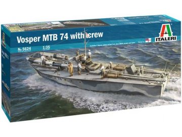 Italeri - Vosper MTB 74 s posádkou, Model Kit 5624, 1/35