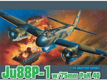 Dragon - Junkers Ju 88P-1 s 75mm PaK 40, Model Kit 5543, 1/48