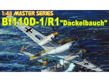 Dragon - Messerschmitt Bf 110 -D1/R1 "DACKELBAUCH", Model Kit 5556, 1/48