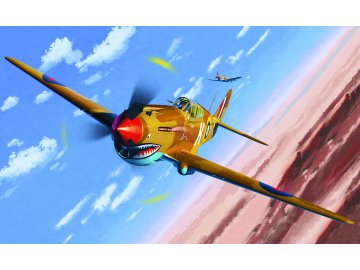 Academy - Curtiss Tomahawk IIB, "Ass der afrikanischen Front", Modell-Bausatz 12235, 1/48