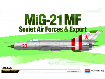 Academy - Mikojan–Gurevič Mig-21 MF "sovětské letectvo+export", Model Kit 12311, 1/48