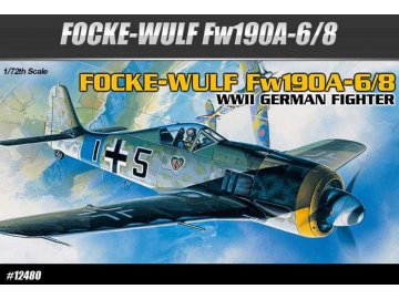 Academy - Focke-Wulf Fw 190A-6/8, Model Kit 12480, 1/72