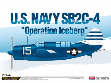 Academy - Curtiss SB2C-4 Helldiver, US NAVY "Operation Iceberg", Model Kit 12545, 1/72
