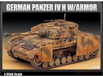 Academy - Pz.Kpfw. IV Ausf.H, německá armáda, Model Kit 13233, 1/35