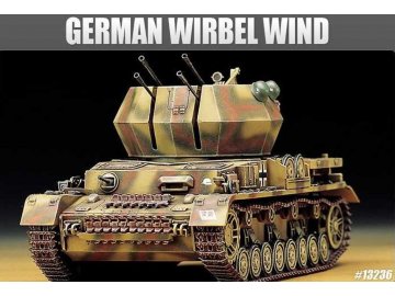 46349 academy flakpanzer iv wirbelwind model kit 13236 1 35