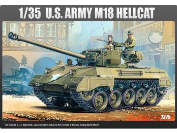 Academy - M18 Hellcat, US Army, Model Kit 13255, 1/35