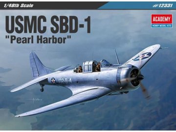 Academy - Douglas SBD-1 Dauntless, USMC "Pearl Harbor", Model Kit 12331, 1/48