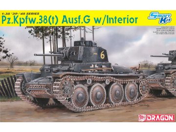 Model Kit tank 6290 - Pz.Kpfw.38(t) Ausf.G w/INTERIOR (SMART KIT) (1:35)