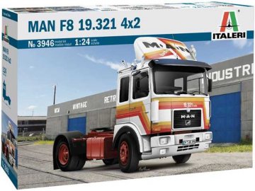 Italeri - MAN F8 19.321 4x2, Model Kit 3946, 1/24