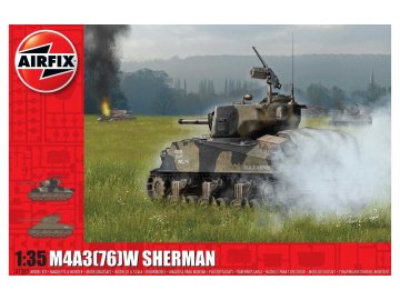 Airfix - M4A3(76)W Sherman, Classic Kit A1365, 1/35