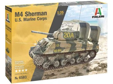 Italeri - M4 Sherman, United States Marine Corps, Model Kit 6583, 1/35