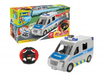 Revell - Police Van, Junior Kit 00972, 1/20