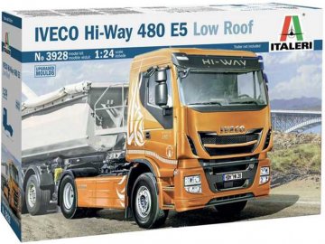 Italeri - IVECO HI-WAY 490 E5 (Low Roof), Model Kit 3928, 1/24