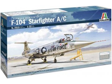 Italeri - Lockheed F-104A/C Starfighter, Model Kit 2515, 1/32