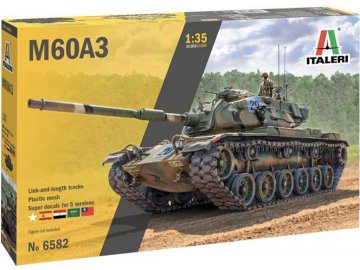 Italeri - M60A3 Patton, Model Kit 6582, 1/35