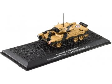 Atlas Models - Cruiser Mk.VI A Crusader II, 1st Armoured Div., Libye, 1942, 1/72