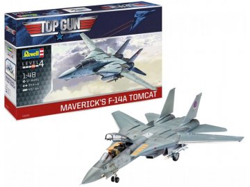 Revell -  Grumman F-14A Tomcat, Maverick's ‘Top Gun’, Plastic ModelKit 03865, 1/48