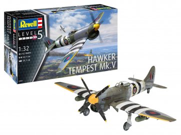 Revell - Hawker Tempest Mk.V, Plastikmodellbausatz 03851, 1/32