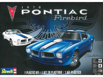 Revell - Pontiac Firebird 1970, Plastic ModelKit MONOGRAM 4489, 1/24