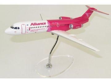 Lupe - Fokker 70, Alliance Airlines "Breast Cancer Network Australia (BCNA)" VH-NUU, Australien, 1/100