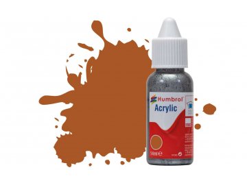 Humbrol Acrylfarbe 14ml - Nr. 9 Tan-Glanz-Acryl - DB0009