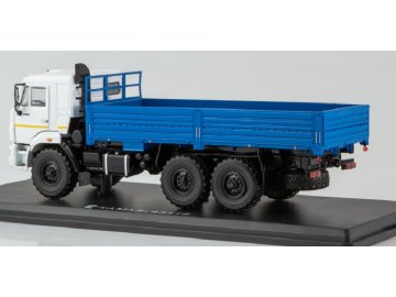 Start Scale Models - KAMAZ-43118, 6x6, valník (bílo-modrý), 1/43