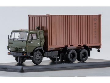 Start Scale Models - KAMAZ-53212, Container (khaki-brown), 1/43