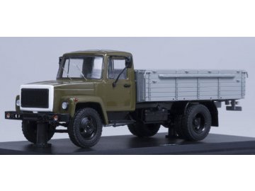 Start Scale Models - GAZ-3307, valník (khaki-šedá), 1/43