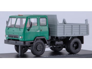 Start Scale Models - KAZ MMZ-4502, dump truck (green-grey), 1/43