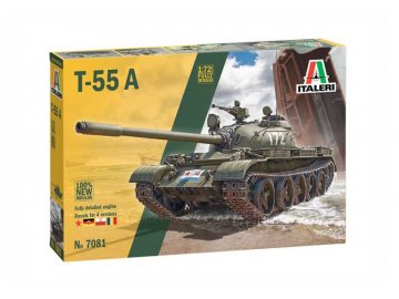 Italery -  T-55 A, Model Kit 7081, 1/72
